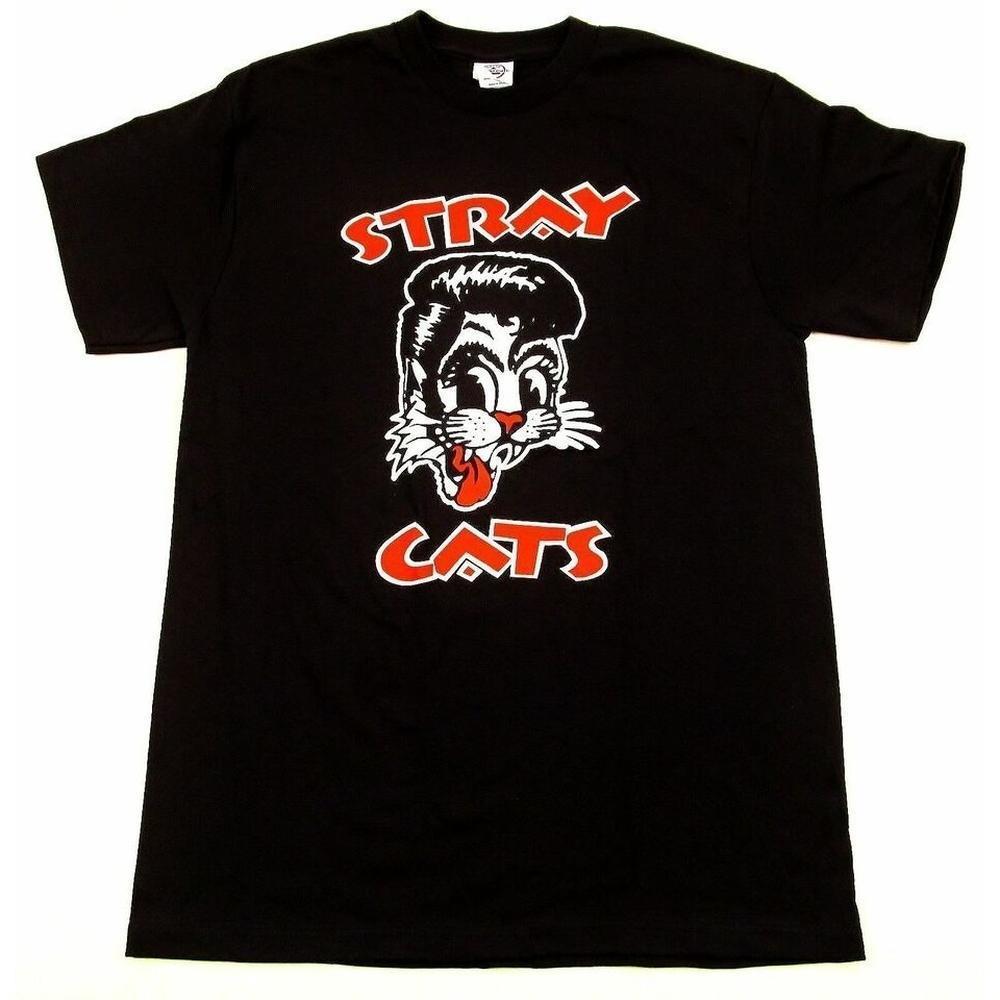 Stray Cats T-Shirt Brian Setzer Rockabilly Cool Cat Tattoo